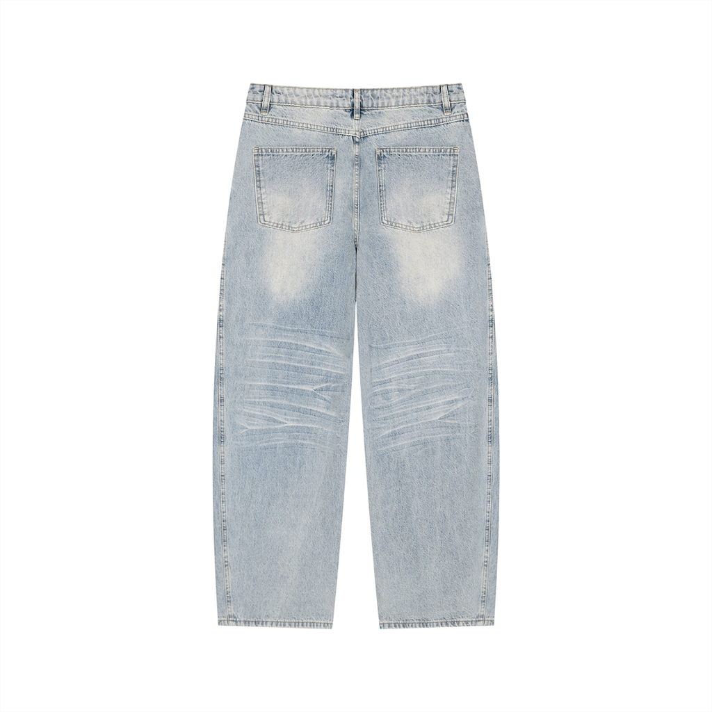 Urbania Men’s Enzyme Wash Wide Leg Jeans