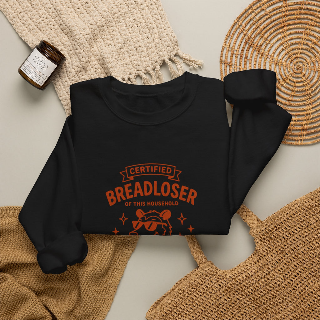 CERTIFIED BREADLOSER Sweatshirt | Breadloser Humor, Doodle Graphic