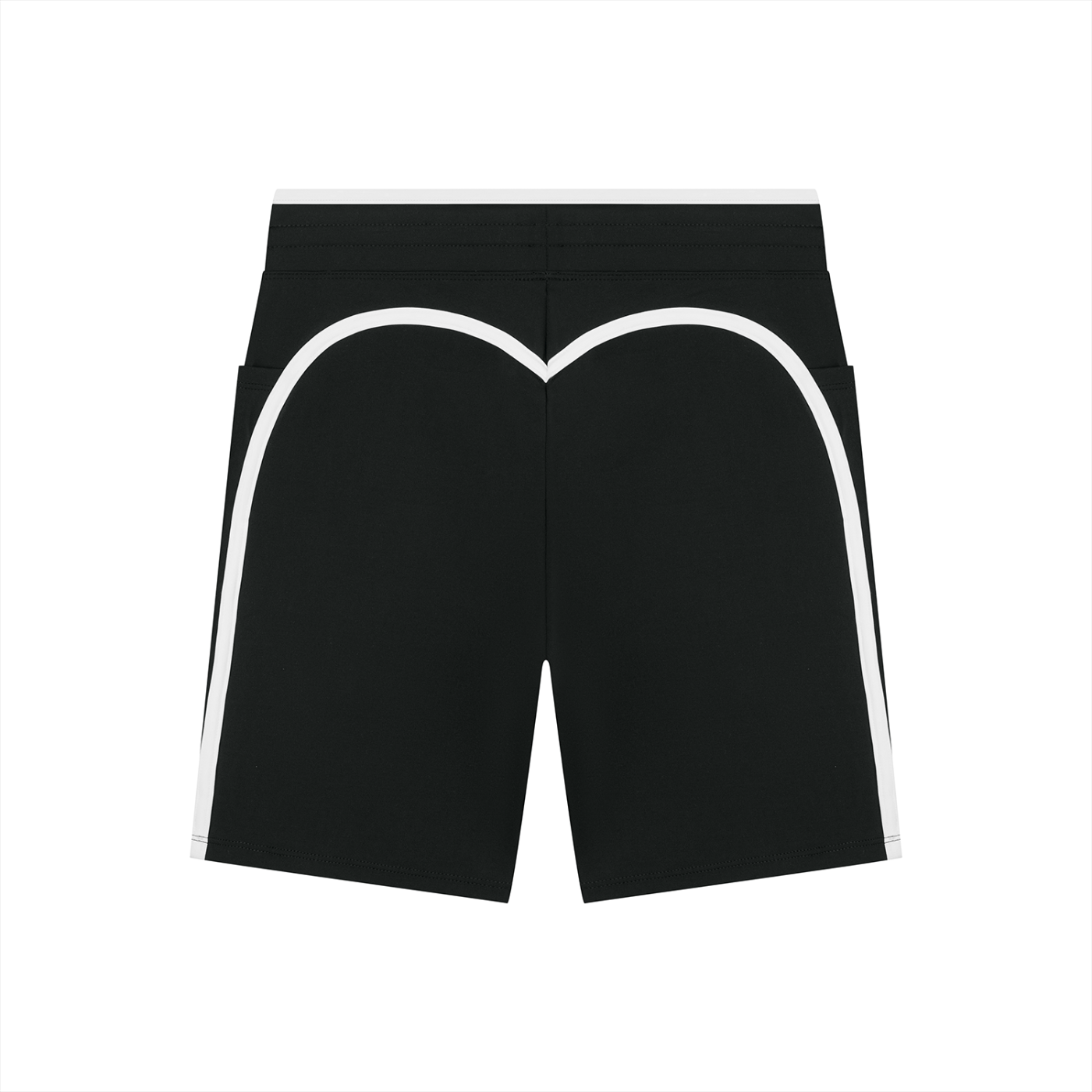 Urbania Women's High Rise Color Block Yoga Shorts