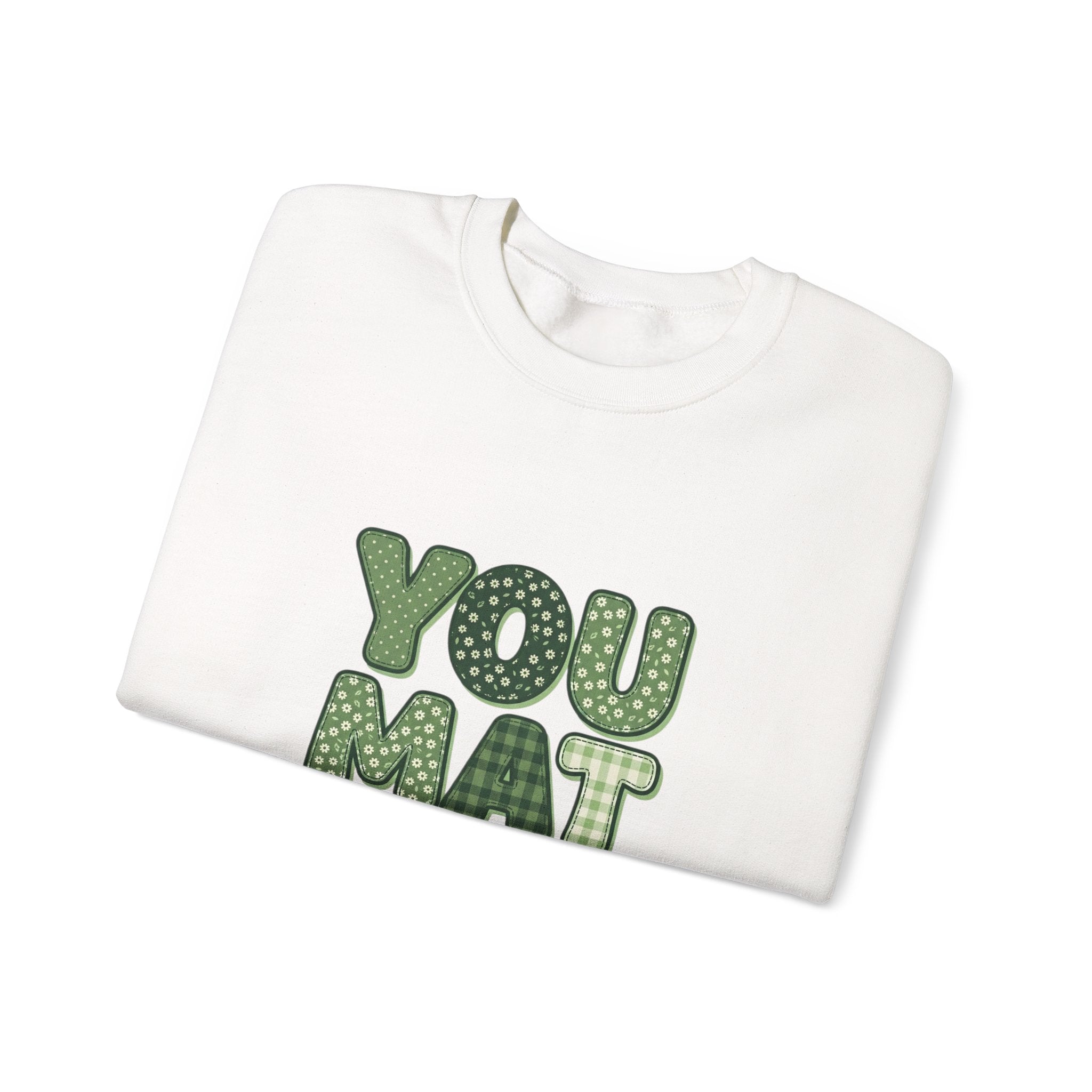 You Matter Sweatshirt | Mental Health Awareness, Green Ribbon Typography