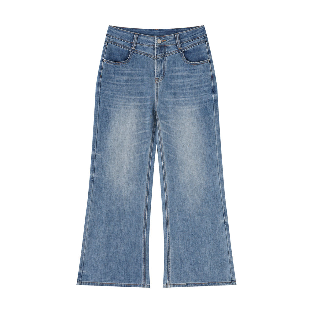 Urbania Women’s Vintage Wash Wide Leg Jeans
