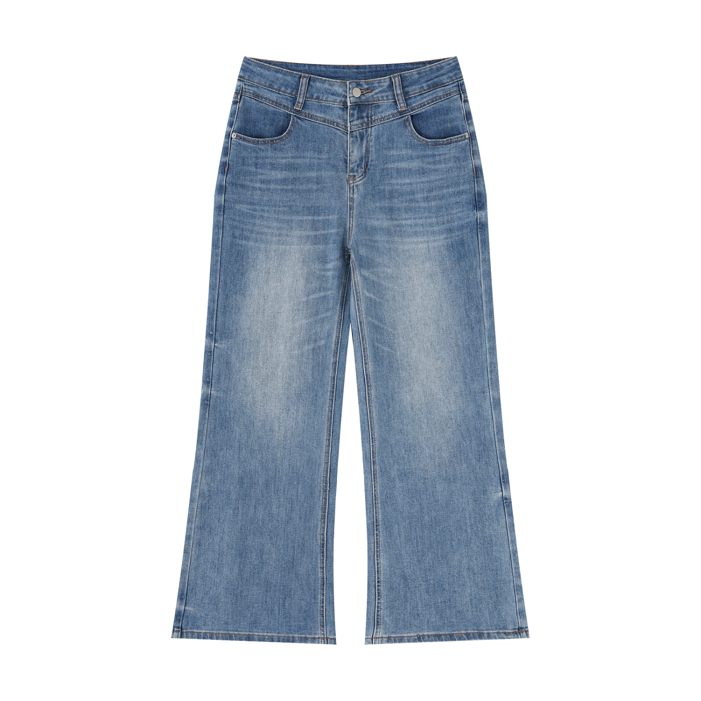 Urbania Women’s Vintage Wash Wide Leg Jeans