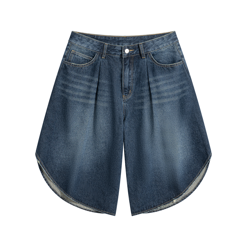 Urbania Men’s Wide Leg Denim Shorts