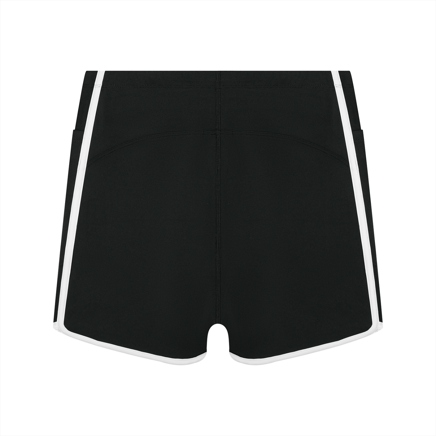 Urbania Women's High Rise Color Block Yoga Shorts