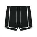Urbania Women's High Rise Color Block Yoga Shorts