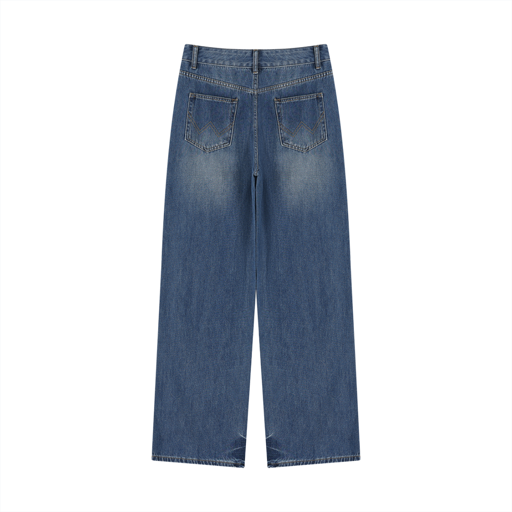 Urbania Women’s Vintage Wash Wide Leg Jeans
